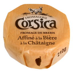 CORSICA Fromage affiné à la bière et à la châtaigne