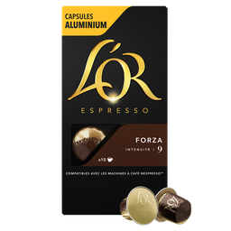 L'OR Café Capsules Forza Intensité 9 Compatibles Nespresso®