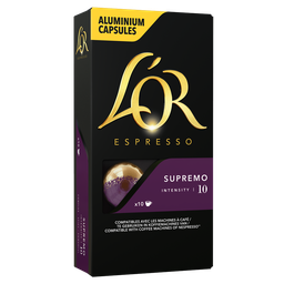 L'OR Café Capsules Supremo Intensité 10 Compatibles Nespresso®