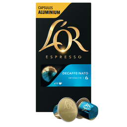 L'OR Café Capsules Decaffeinato Intensité 6 Compatibles Nespresso®