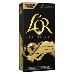 L'OR Café Capsules OR Absolu Intensité 9 Compatibles Nespresso®