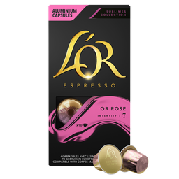 L'OR Café Capsules OR Rose Intensité 7 Compatibles Nespresso®