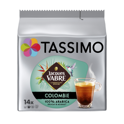 TASSIMO Café en Cápsulas 100% Arábica Colombia caja de 14 cápsulas