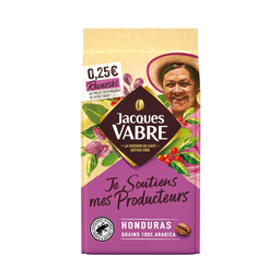 JACQUES VABRE Café en Grano 100% Arabica Honduras 400 g