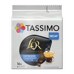 TASSIMO Cápsulas de café L'Or Espresso Descafeinado 16 cápsulas 106 g