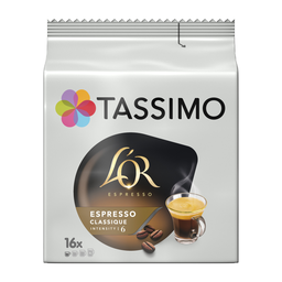 TASSIMO Cápsulas de café L'Or Espresso clásico intensidad 6 16 cápsulas 104 g