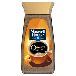 MAXWELL HOUSE qualite filtre café soluble bocal 100g
