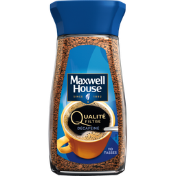 MAXWELL HOUSE Café soluble Qualité Filtre Décaféiné 200 g