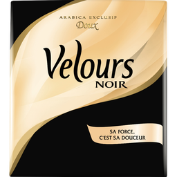 VELOURS NOIR Café molido 100% Arabica 2x250g
