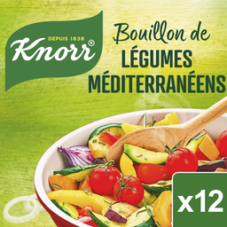 Knorr Bouillon De Légumes Méditerranéens 12 Tablettes 132G
