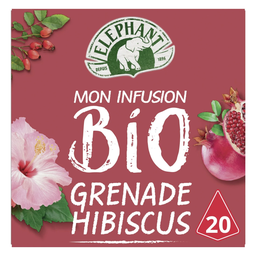 ELEPHANT Infusão bio Romã Hibisco 38 g