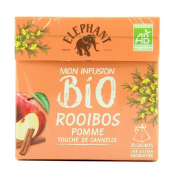ELEPHANT Infusão Bio Rooibos Maçã Canela 40 g