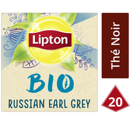 LIPTON Black Tea Russian Earl Grey Bergamot Organic 32 g