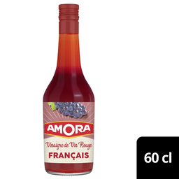 AMORA Vinagre de vino tinto envejecido en barrica de roble 600 ml