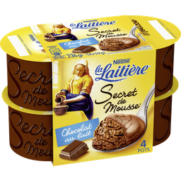 LA LAITIERE Secret de Mousse milk chocolate 4x59g