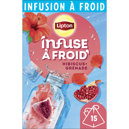 LIPTON Cold Infusion Hibiscus and Pomegranate 15 bags 37 g