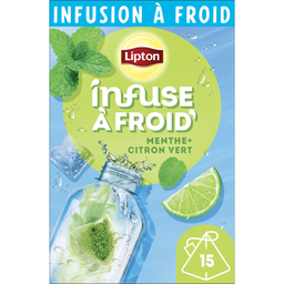LIPTON Cold Infusion Mint and Lime 15 bags 35 g