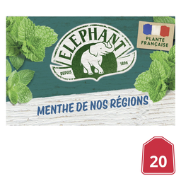 ELEPHANT Infusão Menthe de Nos Régions caixa de 20 saquetas