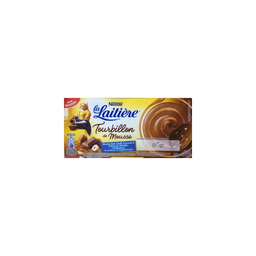 LA LAITIERE Swirl Chocolate Hazelnut Mousse 2X90g