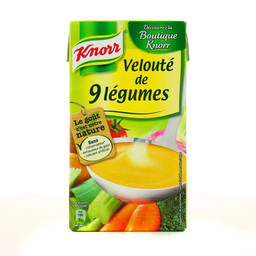 KNORR soupe velouté de 9 légumes brique 1 litre