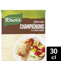Knorr Sauce Aux Champignons À La Crème Fraîche En Brique 30Cl