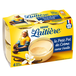 LA LAITIERE Vanilla dessert cream Le Petit Crème 4x100g
