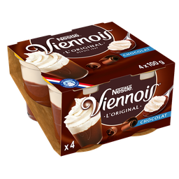 VIENNOIS Sobremesa liégeois chocolate 4x100g