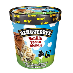 BEN & JERRY'S Helado Vainilla Pecan 414 g
