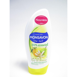 MONSAVON flacon gel douche 100% poire/citron 250ml