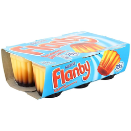 FLANBY Sobremesa Baunilha Caramelo 6 x 100 g