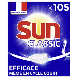 SUN Tablettes Lave-vaisselle Classic 105 tablettes