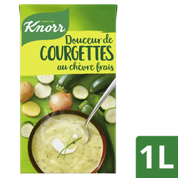 Knorr Soupe Douceur De Courgettes Au Chèvre Frais 4 Personnes 1L