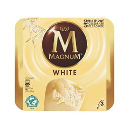 MAGNUM Gelado Branco 3 x 110 ml