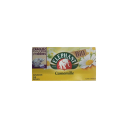 ELEPHANT Infusion Camomille Bio 25 sachets 30 g