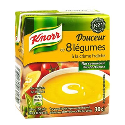 KNORR Sopa Suavidad 8 Verduras 30 cl