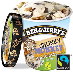 BEN & JERRY'S Helado Vegano Chunky Monkey 415 g