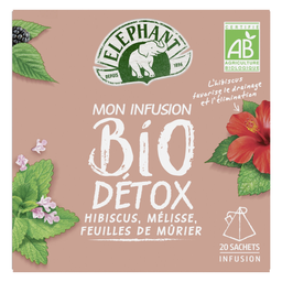 ELEPHANT Infusion Bio Detox Hibiscus Mélisse 34 g