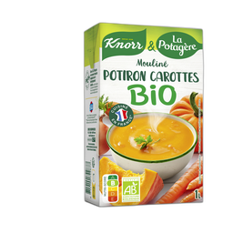 Knorr Soupe Moulinée Bio De Potiron Et Carottes 4 Personnes 1L