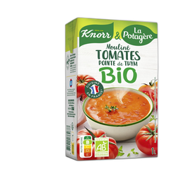 Knorr Soupe Moulinée Bio Tomates Oignons Herbes 4 Personnes 1L