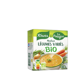 KNORR & LA POTAGERE Soupe moulinée bio de légumes variés 30 cl
