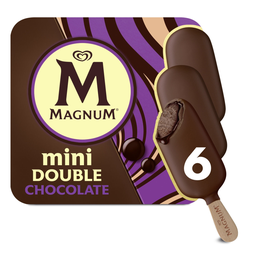 MAGNUM Mini Double Chocolate Ice Cream Sticks 300 g