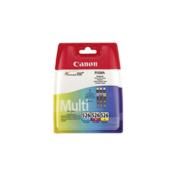 CANON Cartouche d'encre CLI-526 Cyan, Magenta, Jaune Multipack