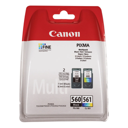 CANON Cartouches d'encre d'origine noir + 3 couleurs PG-560/CL-561 15,8 ml