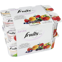 FRUITS Yogurt 0% Fat 12 pots of 125 g