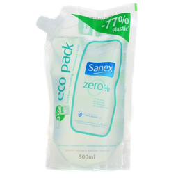 SANEX Recarga Gel de Duche Zero % Peles Normais 500 ml