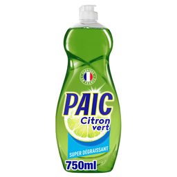 PAIC Liquide Vaisselle Citron vert super dégraissant 750 ml