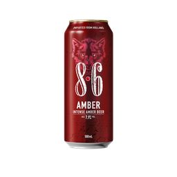 8.6 Cerveza Amber 0,5 L