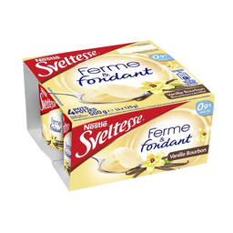 SVELTESSE Especialidad Láctea Fondant Vainilla 4 x 125 g