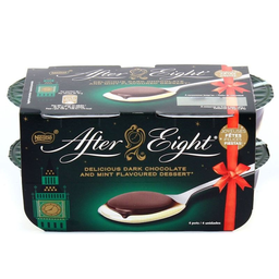 AFTER EIGHT Crema de Postre Chocolate Negro Menta 4 x 70 g