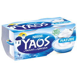 YAOS Yaourts Nature À La Grecque Nature